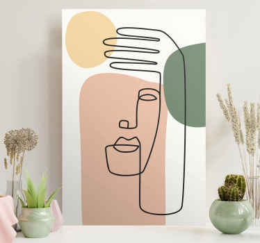 Modern minimalist line canvas art prints - TenStickers