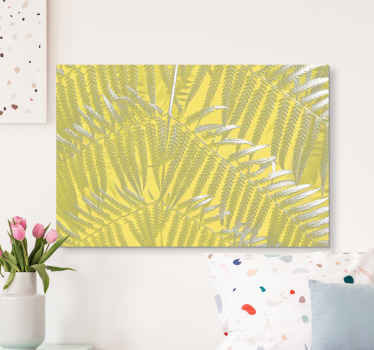 Pantone leaves Plant canvas prints - TenStickers
