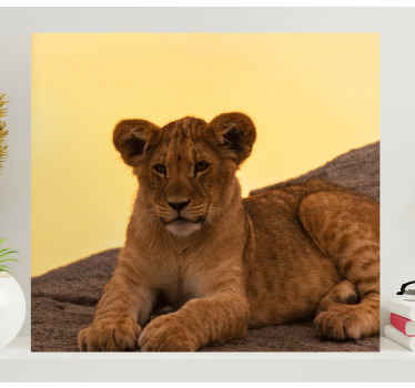 Descubra as nossas modernas telas de animais leão bebê e torne a sua decoração moderna e em sintonia com os tempos. Personalize seu interior.