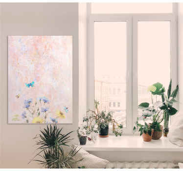 Cuadro de flores Aceite de flor alemana - TenVinilo