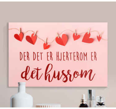 Der det er hjerte er det plass lerretsbilde nordisk - Tenstickers