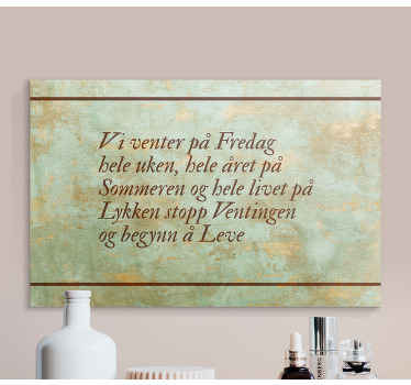 Begynn å leve lerretsbilde motivasjon - Tenstickers