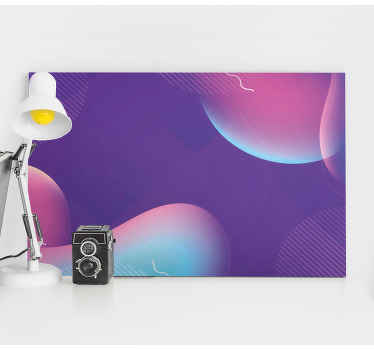 Modern sanat sıvı gradyanlar tuval - TenStickers