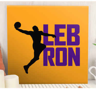 Lebron james cool basket tonårstryck - Tenstickers