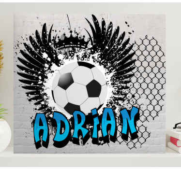 Champion's graffiti  personalised canvas - TenStickers