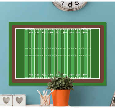 Enkel amerikansk fotbollsplan hemduk - Tenstickers