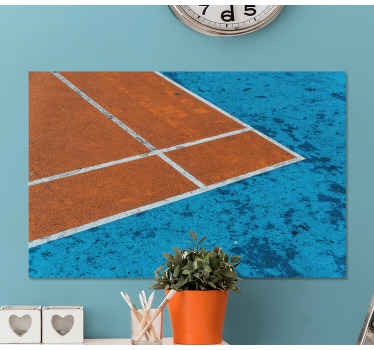 Cuadro casa Cerrar cancha de tenis - TenVinilo