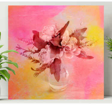 Tableau fleurs et plantes composition florale romantique - TenStickers