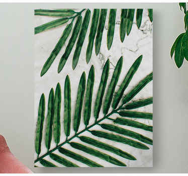 Tableau salon Grandes feuilles de palmier - TenStickers
