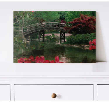 Cuadro de flores Río floreciente - TenVinilo