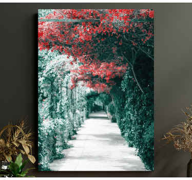 Cuadro de flores Callejón con - TenVinilo