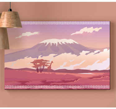 Kilimanjaro landscape canvas - TenStickers
