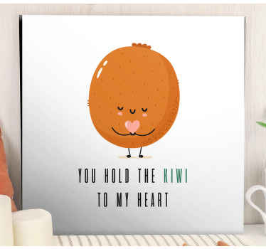 Wandbilder Sprüche Lustiges zitat mit kiwi - TenStickers