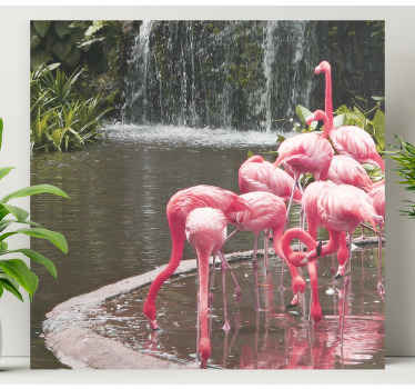 Pânză frumoasă flamingo roz pânză de bucătărie - TenStickers