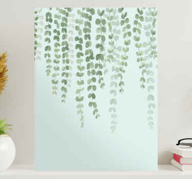 Hængende elegante planter plante lærredstryk - TenStickers