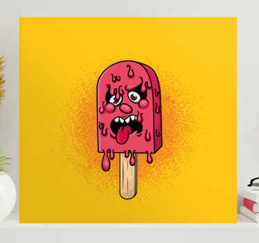 Ice pop drop graffiti kreslený moderní obraz - TenStickers