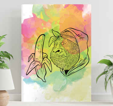 Quadro moderno Popular produtode macaco pop art - TenStickers