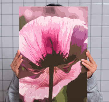 Leinwandbild Blume abstrakte blüte - TenStickers