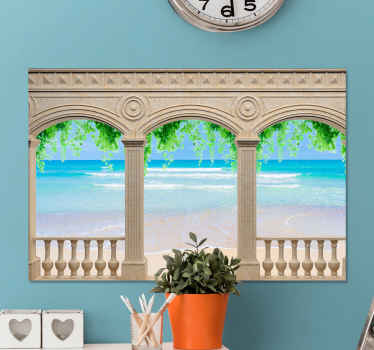 Seaside Archway View landscape canvas - TenStickers