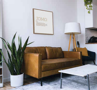 JOMO definition citat lærredsbillede - TenStickers