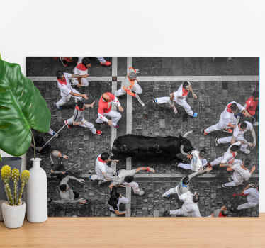 Cuadro de ciudades San Fermin Pamplona - TenVinilo