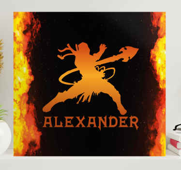 Originali nindzių dizaino asmeninė drobė - „Tenstickers“