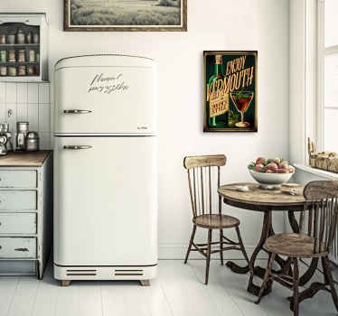 Cuadro de cocina Disfruta vermouth - TenVinilo