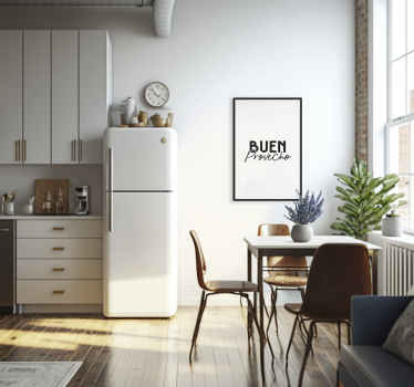 Cuadro para cocina Buen Provecho - TenVinilo