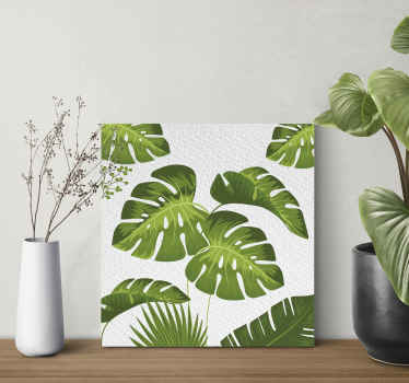 Cuadro plantas hoja de Monstera - TenVinilo