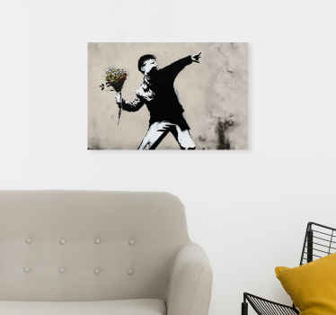 Cuadro moderno niño arte callejero - TenVinilo