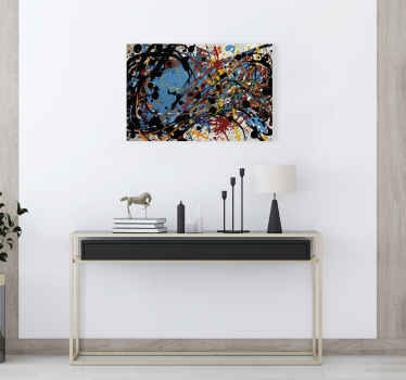 Cuadro moderno pintura abstracta - TenVinilo