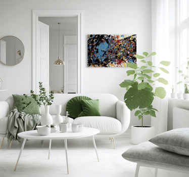 Cuadro moderno pintura abstracta - TenVinilo