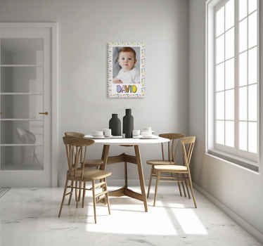Cuadro personalizable con foto para comedor - TenVinilo