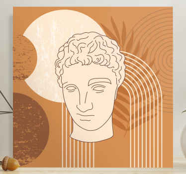 Minimal sculpture of hermes canvas art prints - TenStickers