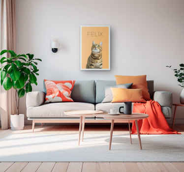 Tableau bureau portrait animalier aquarelle  - TenStickers