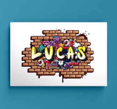 Alkuperäinen mukautettu graffiti taulu lastenhuoneeseen - Tenstickers