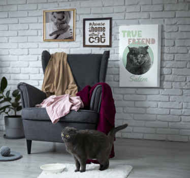 Tableau personnalisé vrai ami de l'animal - TenStickers