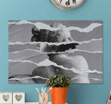 Wandbild Griechisches Statuen Bild zerrissen - TenStickers