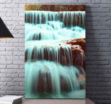 Quadro de paisage Cachoeira azul claro - TenStickers