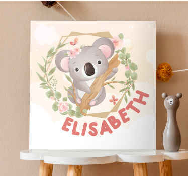 Personlig koala dyre billeder på lærred - TenStickers