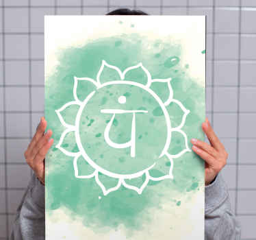 Krásné srdce čakra symbol moderní obraz - TenStickers