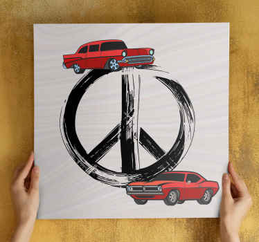 Sports canvas art classic cars serenity - TenStickers