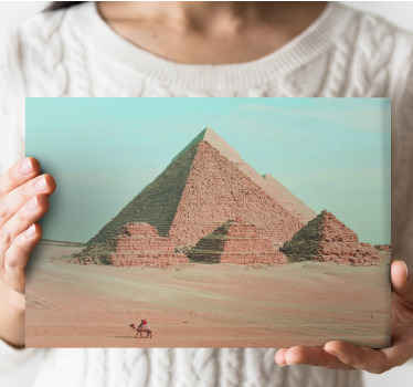 Pyramiderne i giza by lærredsbillede - TenStickers