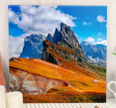 Quadro de paisage Paisagem colina cores estéticas - TenStickers