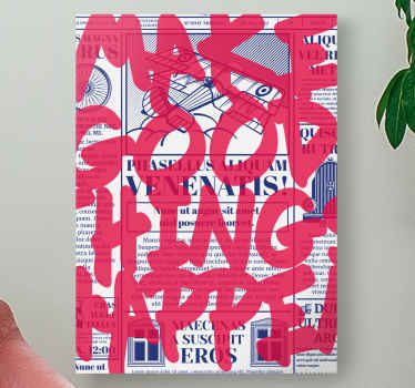 Få gode ting til at ske lærred til stue - TenStickers