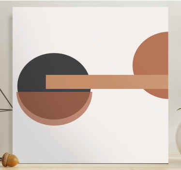 Quadro moderno Arte geométrica contrastiva - TenStickers
