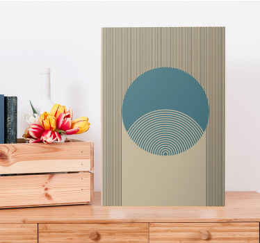 Cuadro moderno Colores geométricos de la tierra - TenVinilo