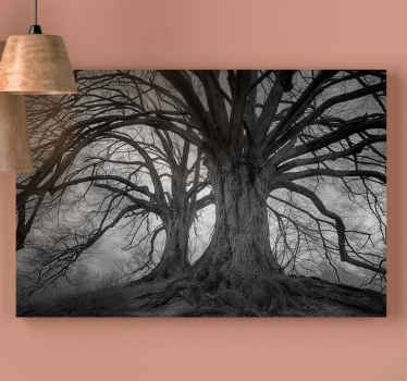Tableau arbres arbres mystérieux sans feuilles - TenStickers