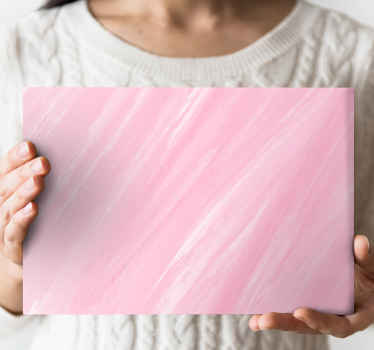 Kunst auf Leinwand Rosa farbe im kawaii-stil - TenStickers