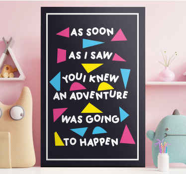 Nursery Home Decor Citation home canvas prints - TenStickers